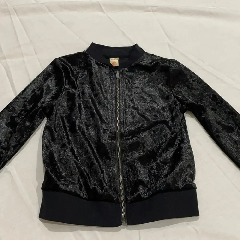 Harper canyon 4 black lightweight bomber euc